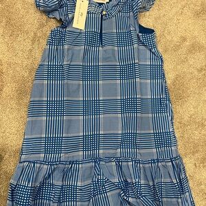 Never A Wallflower | Blue Checkered Rachel Dress| XS *NWT*